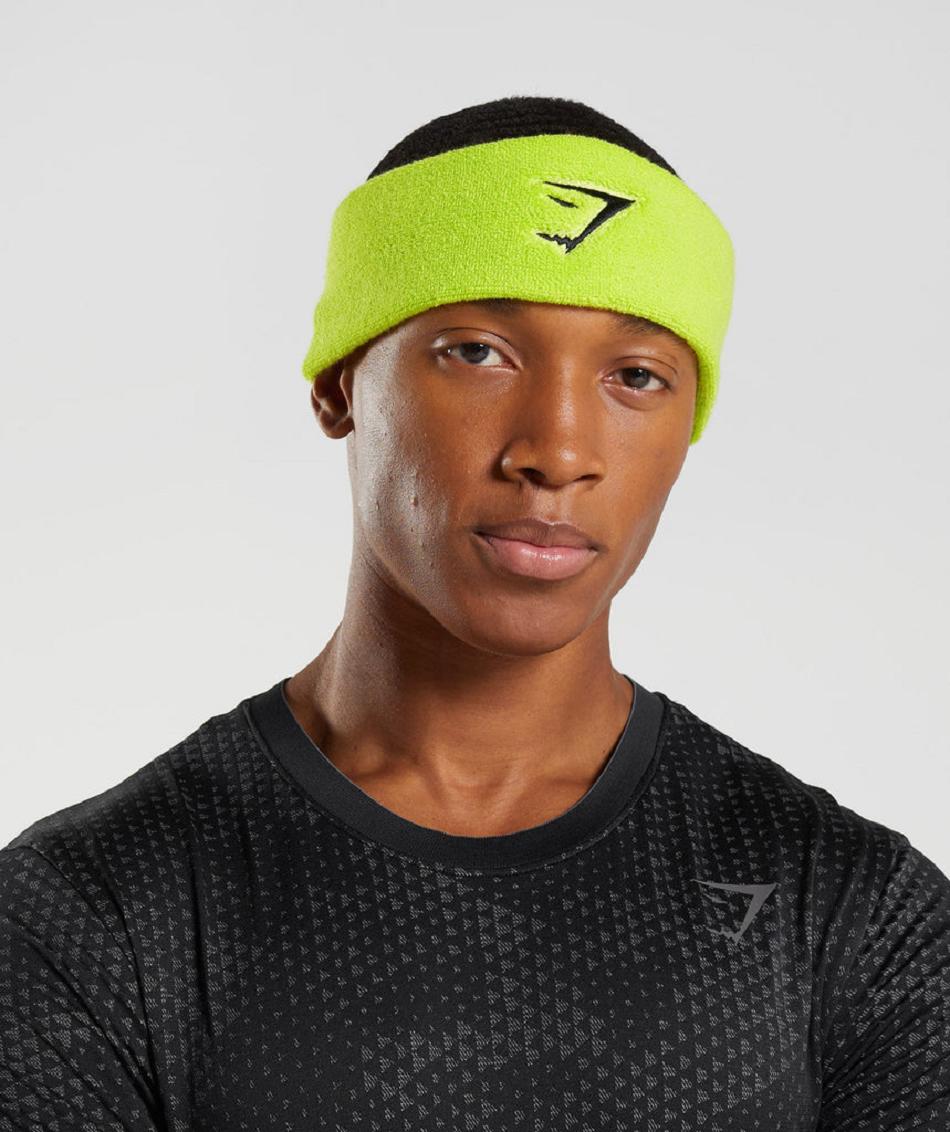 Gymshark Sharkhead Headband Accessories Šeširi Zelene | HR 2058ZUT